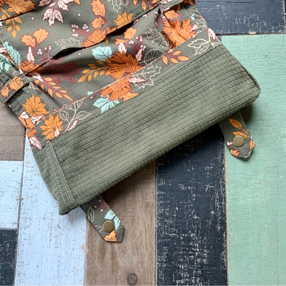 NWT Duluth Large x29”L Heirloom Gardening Lined Bib Overalls Loden Autumn Leaves - Picture 6 of 10